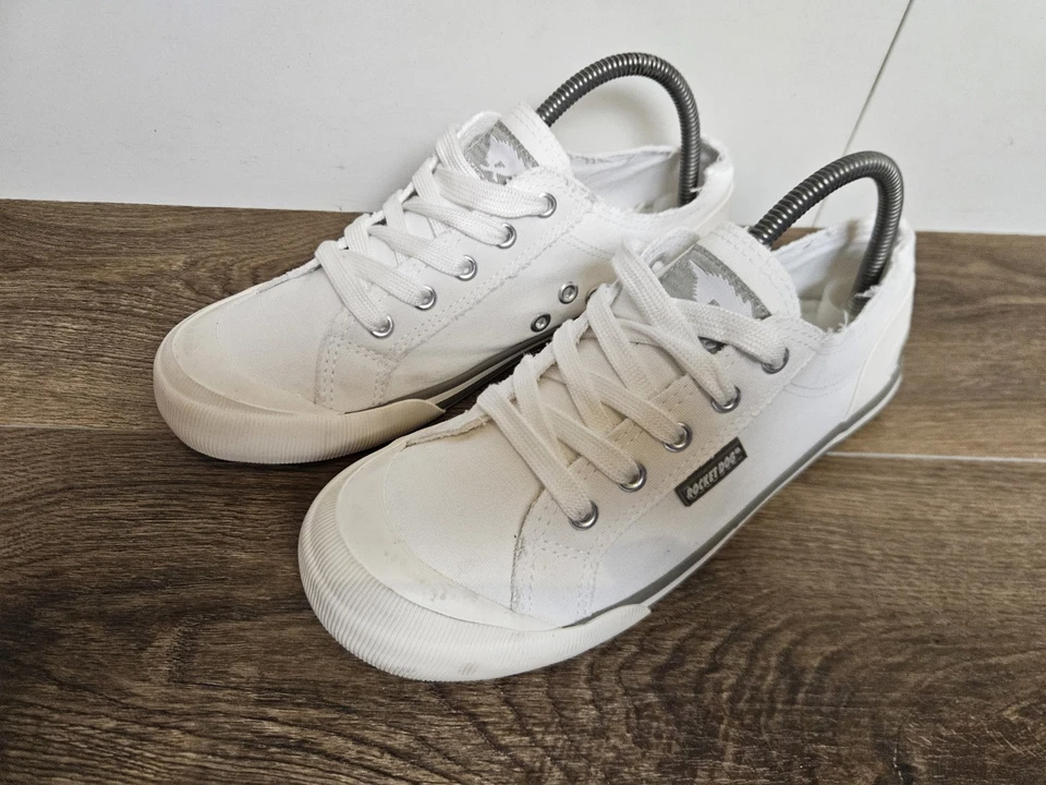 RocketDog Trainers Jazzin Womens Flat Soft Cushioned Canvas Pumps  UK 6 EU 39  - Image 2 of 4