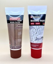 2 x Wood Repair Kit Parkside Woodchip Repair 330g Powerfix Wood Filler 300g New