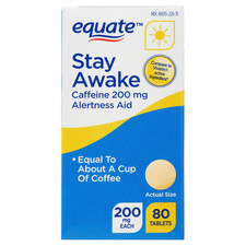 Stay Awake Caffeine 200Mg Tablets for Increased Energy and Mental Focus, 80 Coun Stay Awake Caffeine 200Mg Tablets for Increased Energy and Mental Focus, 80 Coun