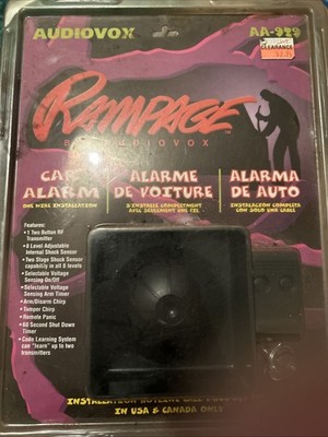 Audiovox Car Alarm Rampage Vintage AA-929 Installation Kit