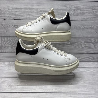 Alexander McQueen Oversized Sneaker Weiß Schwarz Damen Größe 4,5 EU 37