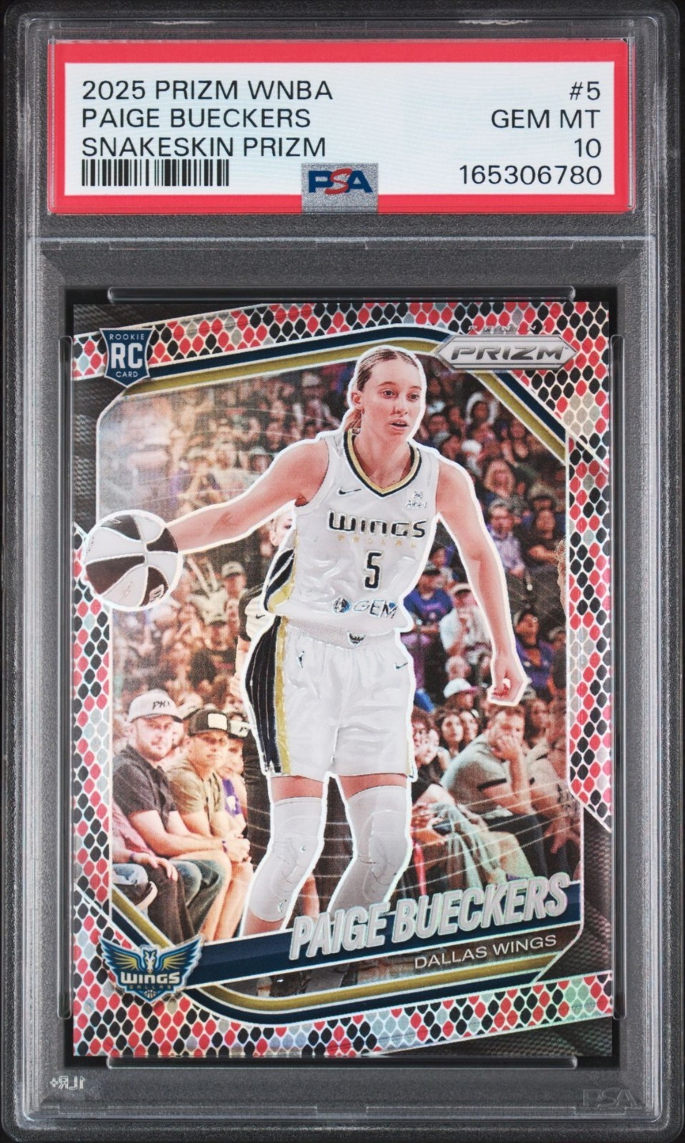 2025 Panini Prizm WNBA - Paige Bueckers #5 Snakeskin PSA 10 pop 1 view 1