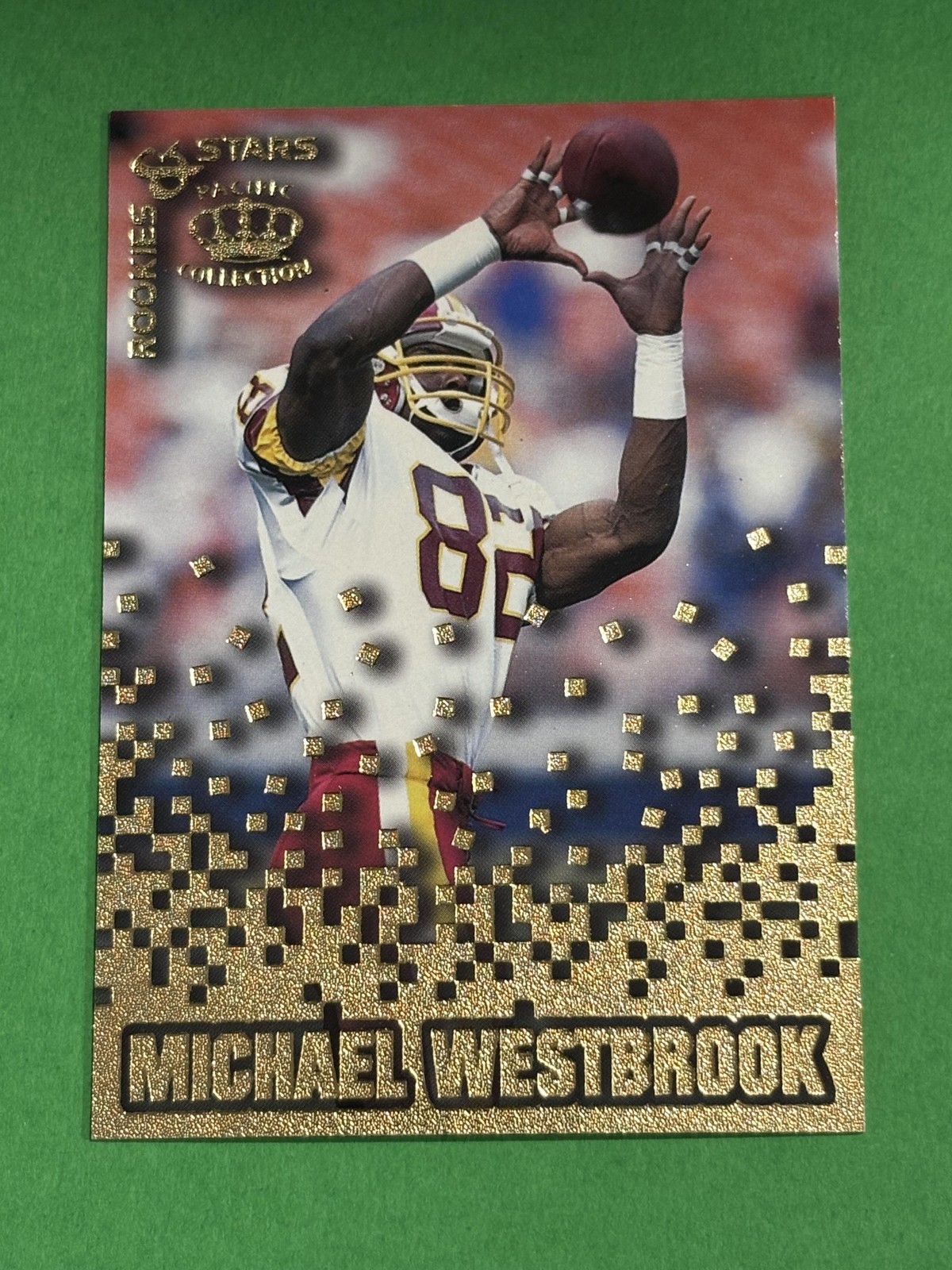 Michael Westbrook 1995 Pacific Triple Folders Rookies and Stars #RS-36 *J728*