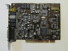 Creative Sound Blaster Live! CT4760 X-Gamer PCI Sound Card W/Owners Manual