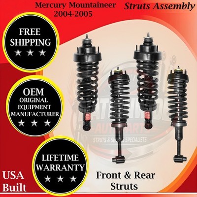 Monroe Front & Rear Strut Assembly For 2004-2005 Mercury Mountaineer 9YrWarranty