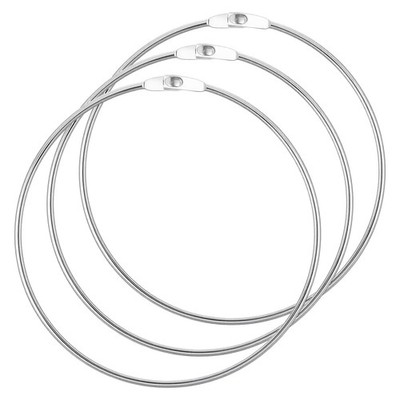 3 Pack Metal Rings for Crafts, 6 Inch Large Keychain Rings Bulk Heavy Duty Ke...