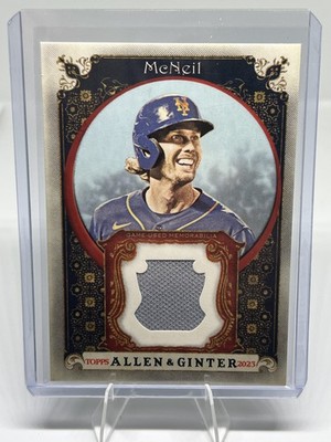 2023 Topps Allen & Ginter #AGRB-JM Jeff McNeil Allen & Ginter Relics Series B