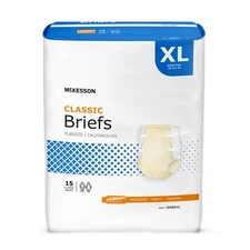 60 McKesson Adult Disposable Diaper Briefs Underwear XL Light Absorb Tab Closure