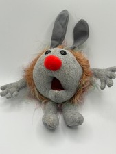 Vintage Commonwealth 1995 The Big Comfy Couch Wuzzy Dust Bunny Plush W/Gray Ears