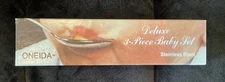Oneida 3-piece Deluxe Baby Feeding Set Stainless Steel Spoons Fork Set of 3