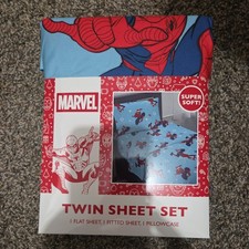 NWT Kids Marvel Spider-Man Twin Holiday Sheet Set - 3 piece set