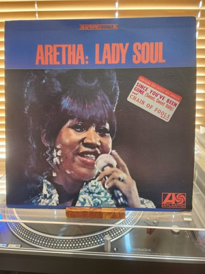 #ad Aretha Franklin Lady Soul 1968 1st Atlantic Stereo SD 8176 VG VG $39.95