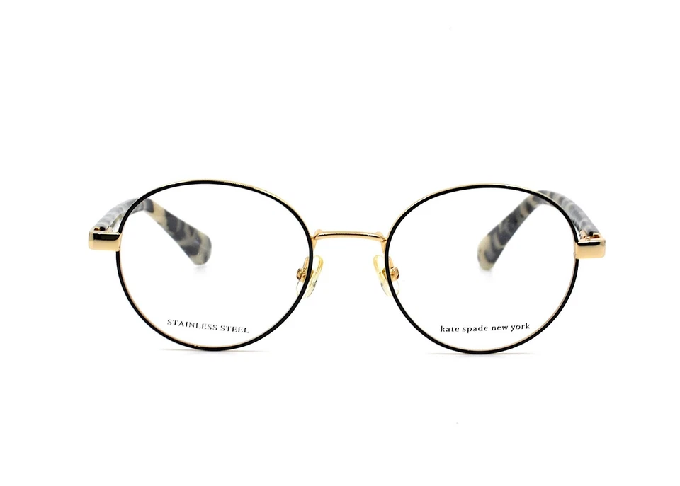 НОВЫЙ KATE SPADE MARCIANN RHL ЗОЛОТО/КОРИЧНЕВЫЙ ПОДЛИННЫЙ ОПРАВА ОЧКОВ RX 49-19-140 - Изображение 2 из 4