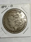 1891O Morgan Silver Dollar Circulated Condition 90% Silver