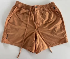 Janji Shorts Unisex Sz Small Orange