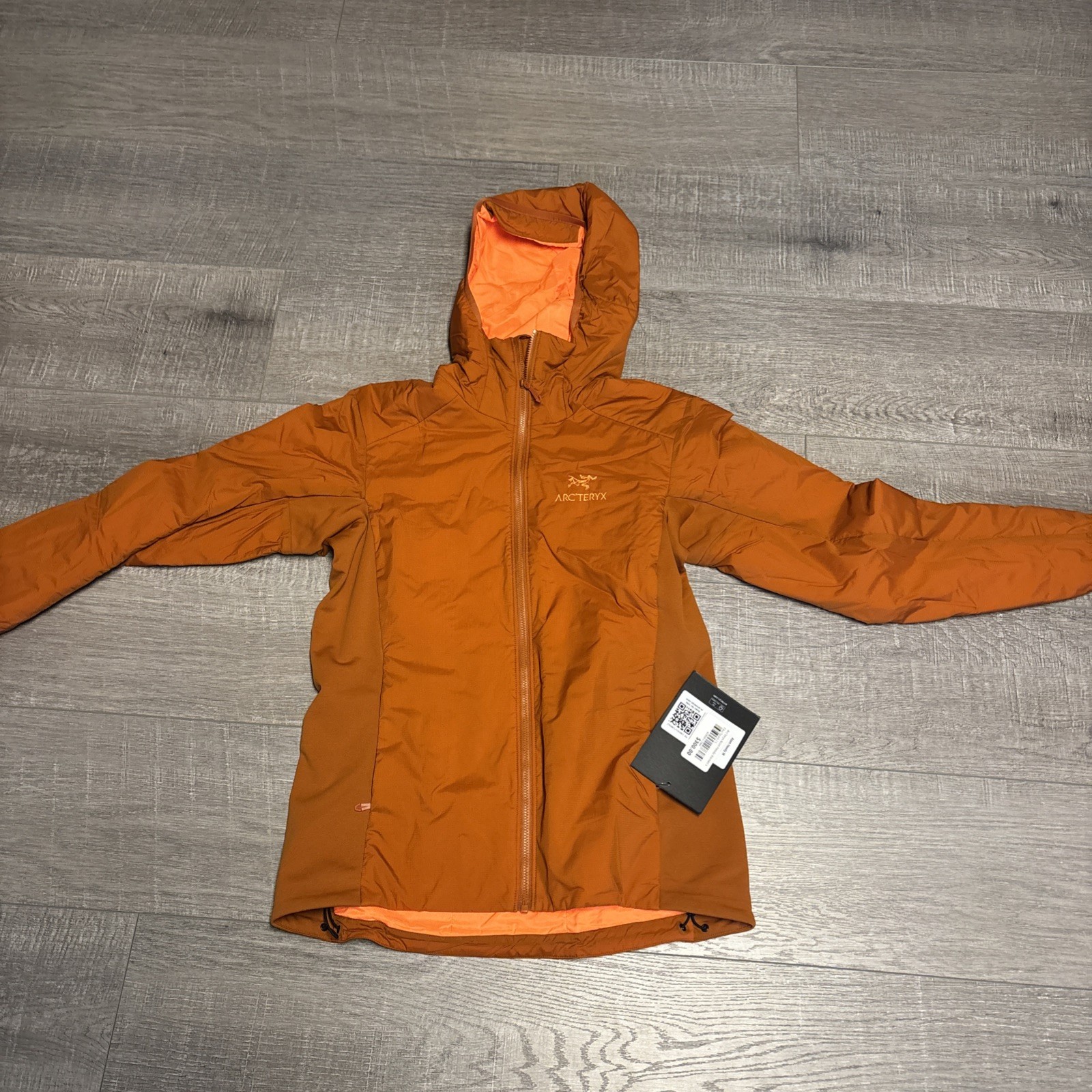 Brand New Authentic Arc'teryx Atom Hoody for Women, Size Small (Fika/Spark)
