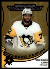 2020-21 Upper Deck Ultimate Collection Introductions Pierre-Olivier Joseph