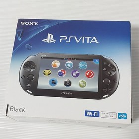 SONY PlayStation PS Vita console PCH-2000 Black with box Tested Import Japan