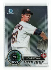 2018 BOWMAN TOP 100 STEPHEN GONSALVES #BTP-94 RC TWINS