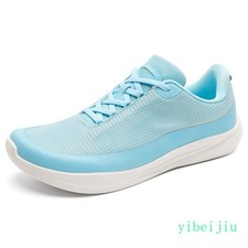 Men's Lightweight Lace Up Running Walking Sneakers Outdoor Mesh Breathable Shoes