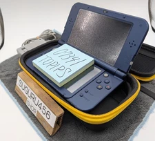 【TOP IPS w/ Case】Nintendo New Nintendo 3DS LL XL Handheld Game Console-blue