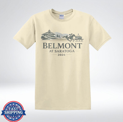Horse Racing At Saratoga 2026 Fan T-Shirt
