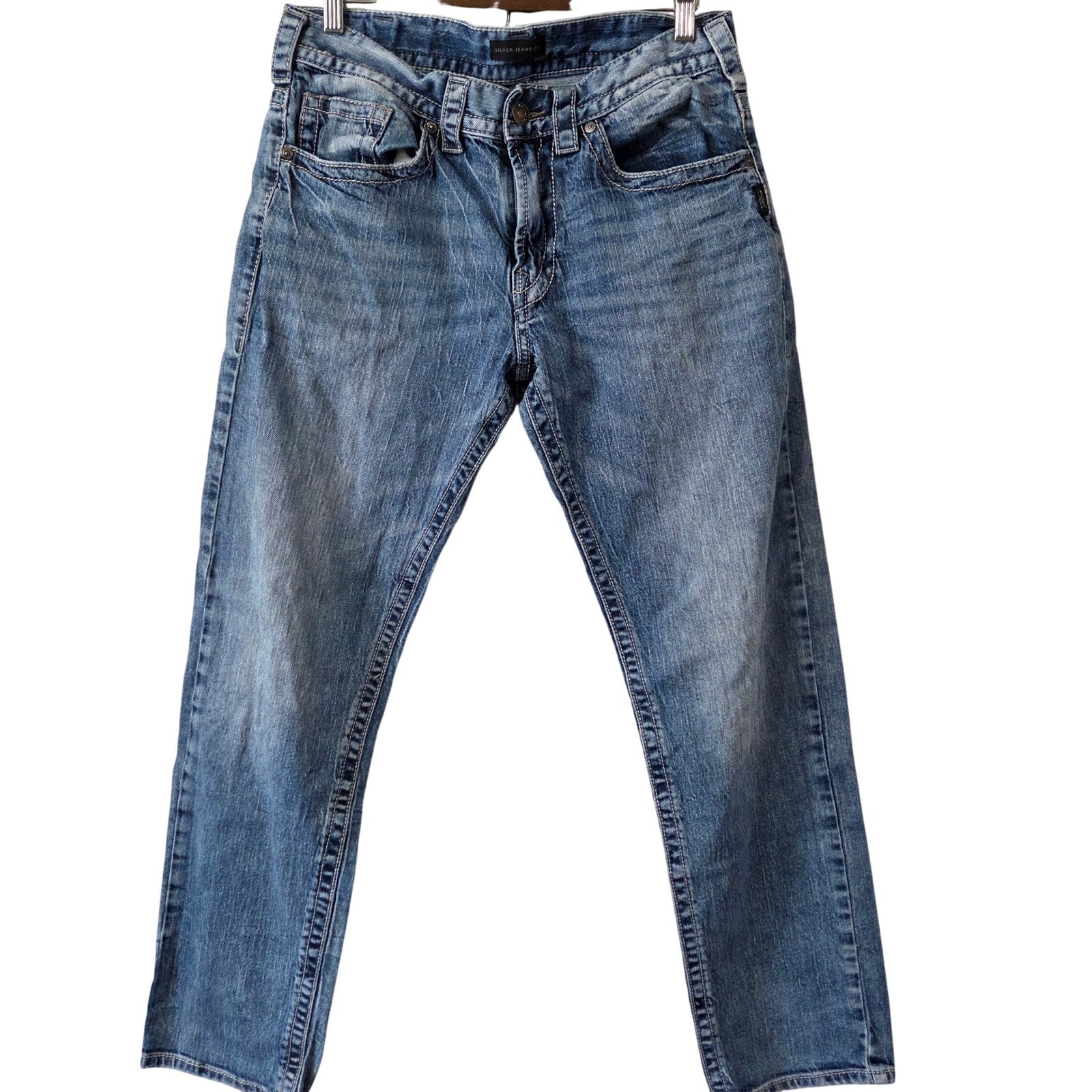 Silver Jeans Mens Eddie straight leg medium wash 32x32