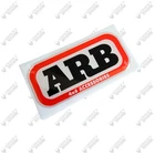 ARB Domed Decal Sticker Badge Bubble Resin - 95x45mm - LARGE Bull Bar Canopy Red