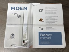 Moen Banbury 82910SRN Spot Resist Brushed Tub and Shower Faucet Brand New