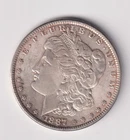 1887 MORGAN SILVER DOLLAR $1.00 USA PHILADELPHIA MINT L@@K