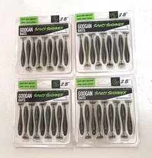 (4) Googan Squad Saucy Swimmer 2.8" Swim Bait Soft Fishing Lures Lot of 4 packs