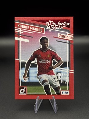 2023-24 Panini Donruss Fifa Soccer Mainoo Manchester United The Rookies Red