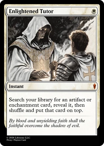 Enlightened Tutor - Black Core - Not Tournament Authorized - product listing photo