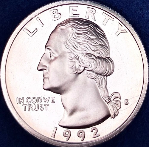 1992-S Washington Silver Quarter DCAM Ch Proof