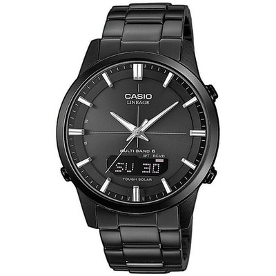 Casio Radio Controlled Schwarz Herren Armbanduhr LCW-M170DB-1AER