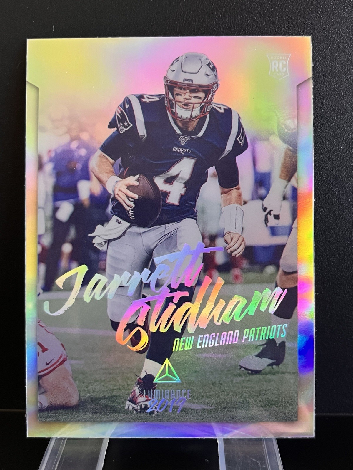 2019 Chronicles Luminance Silver #225 Jarrett Stidham Roomie Pats Broncos RC