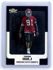 2006 Topps Finest #150 Tamba Hali Rookie Black Refractor SP RC /99 Chiefs