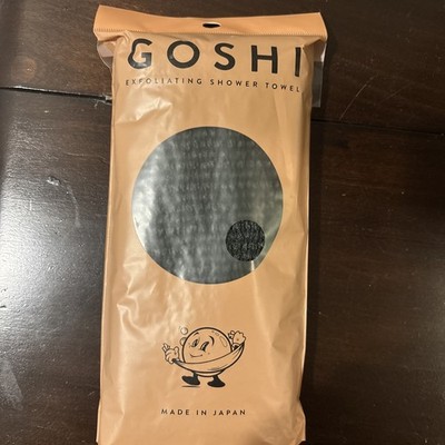 GOSHI - Exfoliating Shower Towel Grey   