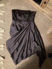 coast silk grey dress 12 RRP £135