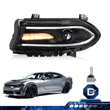 Left Driver Side For Dodge Charger 2015-2021 Hidxenon Projector Headlight 15-21 Left Driver Side For Dodge Charger 2015-2021 Hidxenon Projector Headlight 15-21