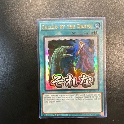 Called by the Grave RA05-EN117 1st Edition SECRET RARE