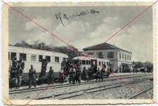 AOI ERITREA Asmara - STAZIONE TRENO LITTORINA  colonie Africa Orientale Italiana