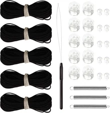 RV Blinds Repair Kit for Camper Window, Pleated RV Shade Repair Kit, Camper B