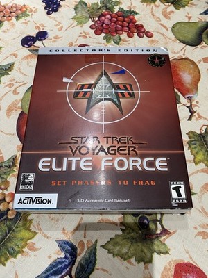 Star Trek Voyager Elite Force Collector's Edition PC 2000 Activision Raven 