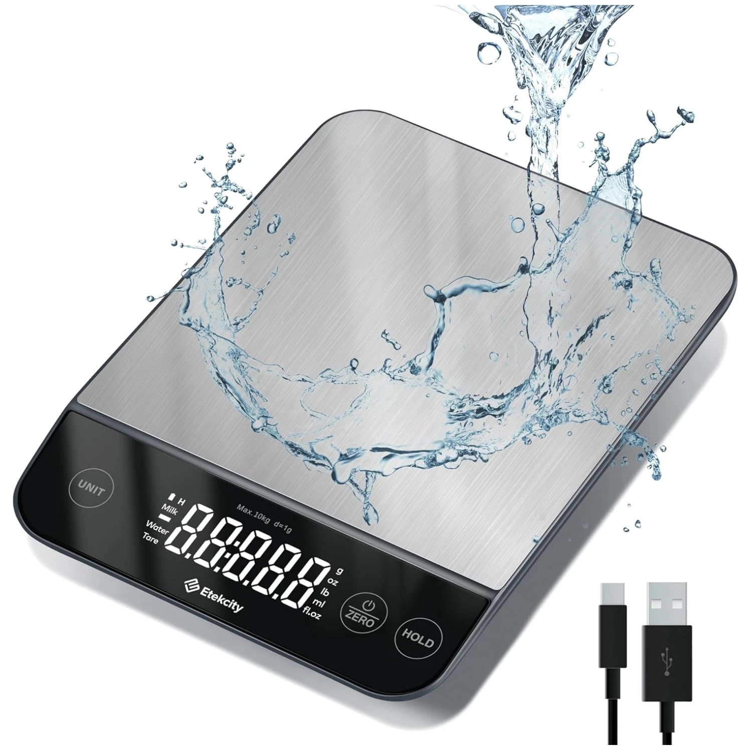 Precision Grams and Oz Scale, 5 Weight Units, 22lb Capacity