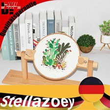 Verstellbarer Stickständer Tisch Kreuzstich Rahmen Gestell Holz Handarbeit DHL