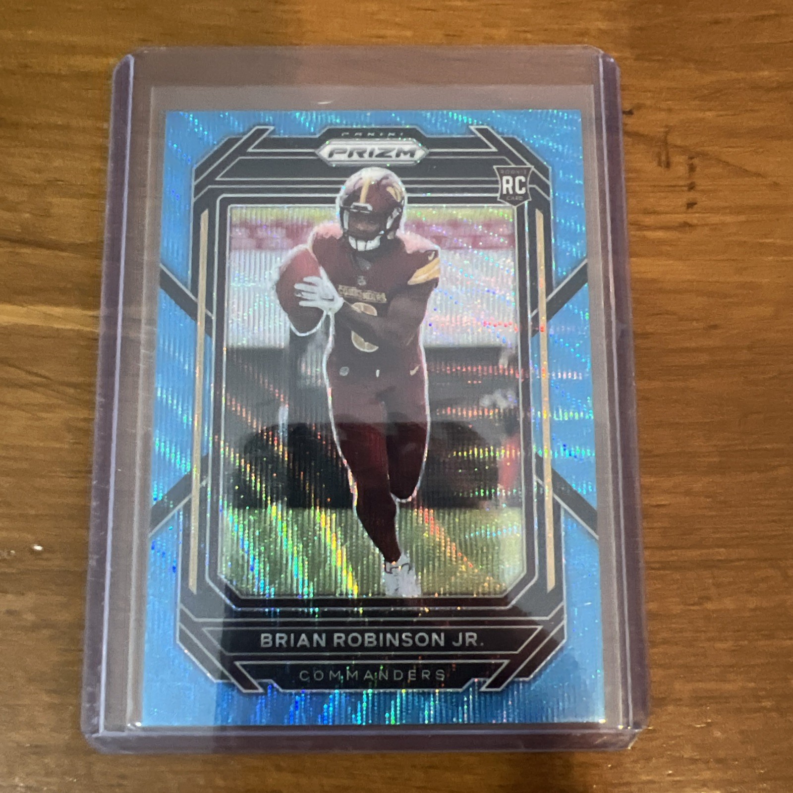 2022 Panini Prizm Rookies Blue Wave /199 Brian Robinson Jr #321 Rookie RC 1d72