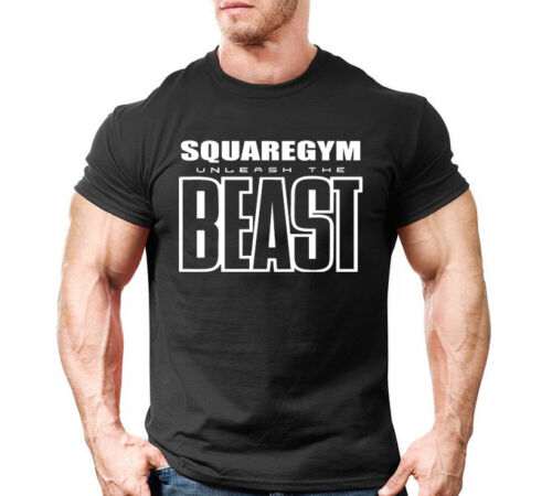 Men's Gym Beast T-shirt Muscle Training Bodybuilding Cotton Fitness Workout  Tee | eBay