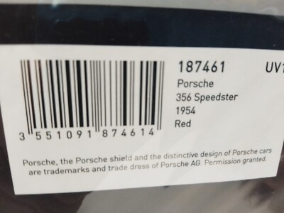 NOREV Porsche 356 Speedster Rouge 1954 1/18 187461