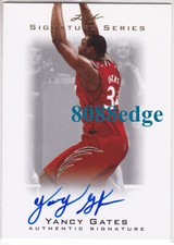 2012 LEAF SIGNATURE SERIES AUTO: YANCY GATES #YG1 AUTOGRAPH CINCINNATI BEARCATS